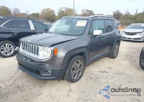 2017 Jeep Renegade Limited Fwd из США, поврежденный, VIN ZACCJADB5HPF79357